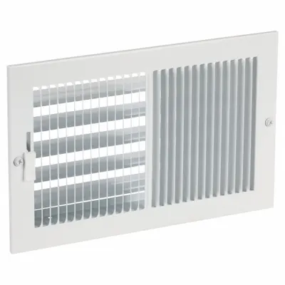 OEM Sidewall/Ceiling Register: Ceiling/Wall, 7 1/4 in H, 11 1/4 in W, Louvered - Sidewall/Ceiling Registers
