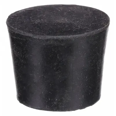 OEM Stopper: SBR Rubber, 10 Stopper Size, 42 mm Bottom Dia, 50 mm Top Dia, 25 mm Overall Ht - Rubber Stoppers