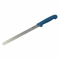 DETECTAMET INC Slicer: Wavy Edge, Stainless Steel Blade, Polymer Handle, Blue Handle, Blue (MPN 600-T046-S473-P01)