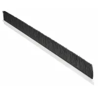 Strip Brush: 1 in Bristle Trim Ht, 0.008 in Bristle Dia, 6 ft Overall Lg, 5/16 in Backing Wd, Black (MPN RPVC211072)