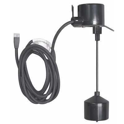 PRO SERIES PUMPS Float Switch: Vertical, Normally Open (Pump Down), 115V AC, 12 A - Vertical Float Switches