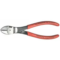 High Leverage Diagonal Cutting Plier: Std, Straight, Oval, 3/8 in Jaw Lg, 3/8 in Jaw Wd (MPN 74 01 140)