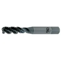 OSG Spiral Flute Tap: #3-56 UNF, 2B-3B, 2 Flute, Bottoming Chamfer, Black Oxide High Speed Steel (MPN 2984601)