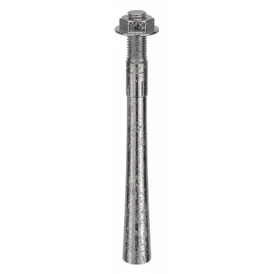RED HEAD Wedge Anchor: 10 in Overall Lg, 3/4 in Dia, 3/4"-10 Thread Size, 5 3/4 in Thread Lg - 18-8 Stainless Steel Wedge Anchors