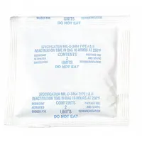 Desiccant Bag: 1/4 in Wd, 3 1/2 in Lg, 0.83 cu ft Area Protected, 18 g Desiccant Bag Size, 550 PK (MPN 1/2PLDES550)