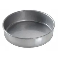 CHICAGO METALLIC Round Cake Pan: Round Cake Pan Pan, Aluminized Steel, Glazed, 6 in Overall Dia (MPN 46155)