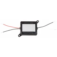 This black step-down module from MAXXIMA is designed for DC voltage conversion in vehicle lighting systems. It reduces voltage to protect LED or low-voltage lighting in trucks, trailers, and RVs. Suitable for wiring and switch applications in fleet and vehicle maintenance.