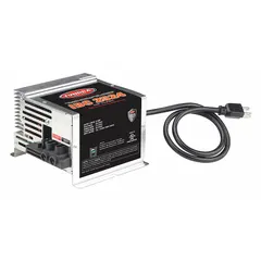 The TUNDRA IBC2524 is an installed automatic battery charger designed for boosting, equalizing, and floating charging. It operates on 120V AC input with a 12.2 A charger input current. Suitable for permanent installation in fleet and vehicle maintenance applications requiring reliable battery power maintenance.