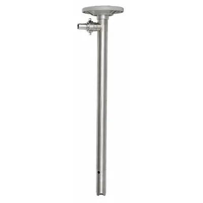 Dayton Drum Pump Tube: Aluminum, 1 1/2 in Inlet Size, 47 in Suction Tube Lg - Max - Drum Pump Tube Assemblies