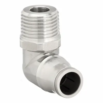 LEGRIS 3889 08 10 Stainless Steel Push-to-Connect Elbow Fitting - Stainless Steel Tube Fittings