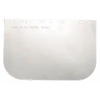 SELLSTROM Face Shield Visor: 12 in Overall Wd, 8 in Overall Ht, 0.04 in Overall Thick, Clear (MPN S35000)