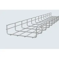 CABLOFIL Wire Mesh Cable Tray: 24 in Wd, 2 1/4 in Ht, 10 ft Lg, 95 lb, Steel, Zinc Plated (MPN CF54/600EZ)