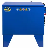 This ZEP base-mounted parts washer is a manual soak-type unit with a 28-gallon steel tank for solvent-based solutions. It operates on 115V AC and includes a medium side mount filter. UL Listed. Suitable for degreasing and cleaning parts in maintenance and repair operations