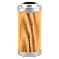 Cartridge hydraulic filter with cellulose media, 7/8 in inside diameter, and 3 1/2 in overall height. Includes O-ring. Designed for use with hydraulic fluid in Caterpillar vehicles to remove contaminants from the system