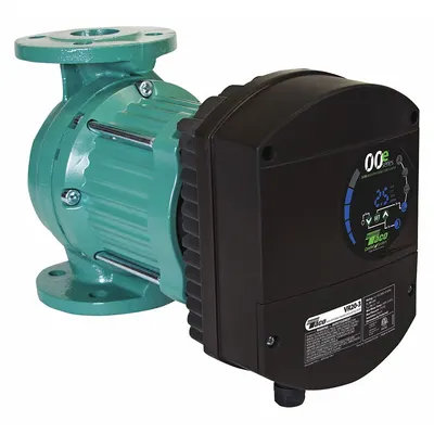TACO Hydronic Circulating Pump: 1/2 hp HP, 110/240V AC, Cast Iron, Variable - Intelligent Inline Circulator Pumps
