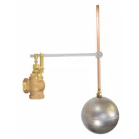 APPROVED VENDOR Float Valve Assembly: For Water Media, Angle Valve Body, Cylindrical, Bronze, FNPT (MPN AHLB125-GR)