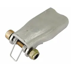 This safety latch assembly is designed for use with Dayton manual chain hoists. It serves as a replacement or upgrade latch kit for the hoist hook, helping to secure loads by closing the hook opening. Compatible with hoists rated for 4,000 lb capacity.