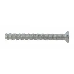 Cross slotted machine screw used as a replacement part for Dayton hoists. Designed for securing or fastening components during hoist maintenance and repair.
