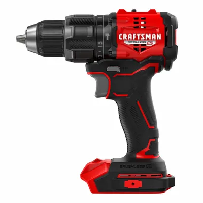 CRAFTSMAN Cordless Drill: Compact, 1,900 RPM Max., Brushless, Battery Included, 2.0Ah - Craftsman Cordless Pistol-Grip Drills