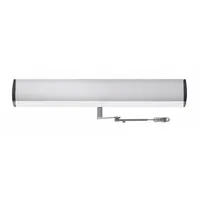 This LCN 9140 Series low energy door operator is designed for limited-traffic applications such as interior office doors or accessible entrances. It is a non-hold open, medium-duty unit with a satin aluminum clear anodized finish, measuring 27 in length, 4 3/4 in width, and 4 1/2 in height. ADA compliant, it provides automated opening and closing with reduced force for barrier-free access