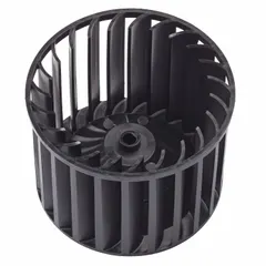This blower wheel is an OEM replacement part for Broan ventilation systems. It is designed for use with Broan model 162 B to restore proper airflow in exhaust applications.