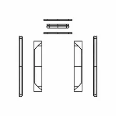 Replacement seal kit for 1/2" BVHP series hydraulic ball valves. Constructed from nitrile material suitable for hydraulic fluids. Used to restore sealing performance in industrial hydraulic systems, preventing fluid leaks and maintaining system pressure.