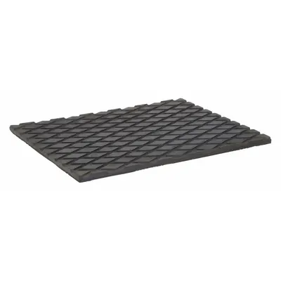 Dayton Anti-Skid Pad for Machine Rollers, Black Rubber, MH5ERK801G - Machine Roller Replacement Parts
