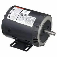 This 1/4 hp, 1720 RPM, 230/460V AC three-phase motor features an Open Drip Proof (ODP) enclosure and a C-face with rigid base mounting. Suitable for general purpose industrial applications such as pumps, fans, conveyors, and machine tools.