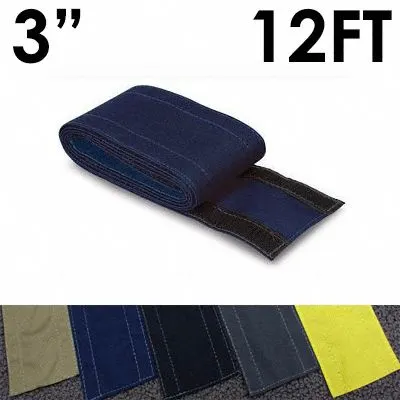 ELECTRIDUCT Cable protector: 3 in Overall Wd, 12 ft Lg, Nylon - Fabric Hook-and-Loop Cable Floor Covers