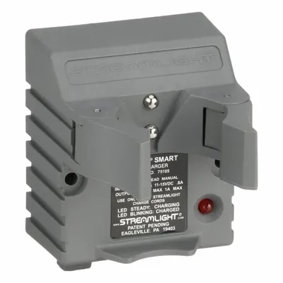 STREAMLIGHT Charger Base: 120/100 V AC /12V DC (MPN 75105) - Charger Bases