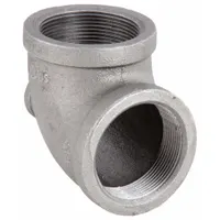 Medium-pressure threaded pipe tee (run x run x branch) rated for 300 psi at 150°F. Dimensions: 2 in x 3/4 in x 2 in. Used in industrial piping systems to branch a smaller line from a main line for water, air, or steam distribution