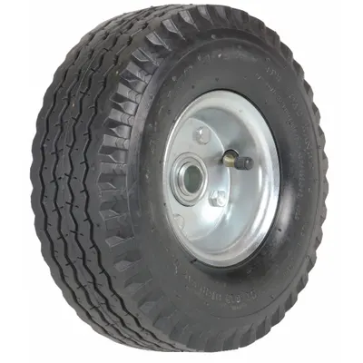 VESTIL Pneumatic Wheel,3/4 In. Bearing: For 3ZKU8, For TWC-400 - Material Handling Parts