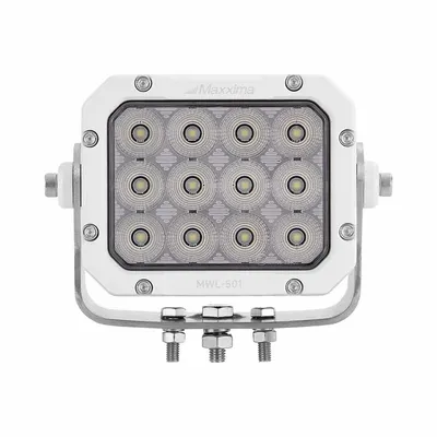 MAXXIMA Vehicle Work Light: Square, Flood, LED, Bolt, DT06 Pigtail - Vehicle Floodlights