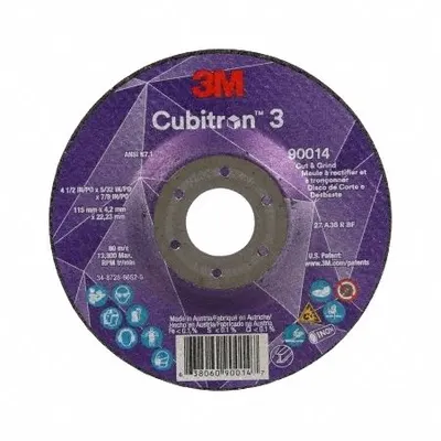 3M CUBITRON 3 Cool-Cutting Combination Wheel for Carbon & Stainless Steel - Cool-Cutting Combination Wheels for Carbon & Stainless Steel