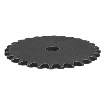 TRITAN Roller Chain Sprocket: No Hub, For Single Strands, 35, 28 Teeth, 3.349 in Pitch Dia - Size 35 Plain-Bore Roller Chain Sprockets