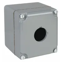 SCHNEIDER ELECTRIC Push Button Enclosure: 30mm, 1 Holes, Aluminum, NEMA 1/12/13/3/4/6 (MPN 9001KY1)