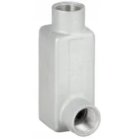 Conduit Outlet Body: Aluminum, Powder Coated, X Series, 3/4 in Trade Size, LB Body, Threaded (MPN XLB-2)