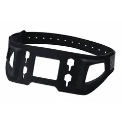 Rubber belt accessory for powered air-purifying respirator (PAPR) systems. Provides a secure attachment point for respirator components, keeping equipment positioned on the user during industrial work. Constructed of rubber with a leather/rubber type for high durability.