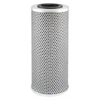 Cartridge hydraulic filter with cellulose media, 1 3/4 in inside diameter, and two attached grommets. Designed for use in hydraulic systems to remove contaminants from hydraulic fluid