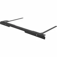 Metal rip fence for use with circular saws. Overall length of 16 inches. Guides saws for straight, parallel cuts when ripping lumber or sheet materials