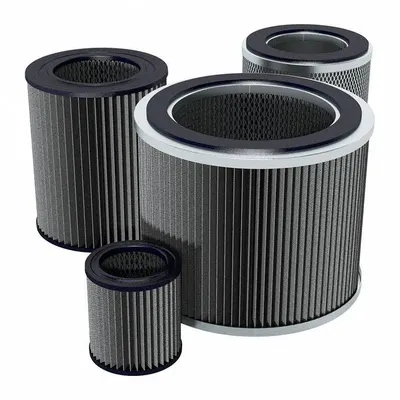 SOLBERG Filter: Gray Matter Activated Carbon, 9.47 in Overall Ht, 4 3/4 in Inside Dia - Air Filter Replacement Elements