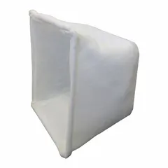 Reverse Flow 3-Ply Cube Air Filter, 20x20x15 in, MERV 8, Green/White, 1 Pocket