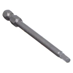 Imperial hex impact bit with 1/8 in industry size, standard tip, and impact rating. Made from S2 steel. Sold in a 5-pack. Used for driving standard hex head fasteners with impact drivers in assembly and maintenance tasks.