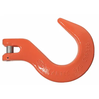 YOKE Foundry Hook: 5,700 lb Working Load Limit, 100 Hook Grade, Steel - Wide-Opening Foundry Hooks for Lifting