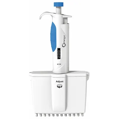 COLE PARMER Multichannel Pipettor: 12 Channels, 50 ul Capacity - Max - Multichannel Pipetters