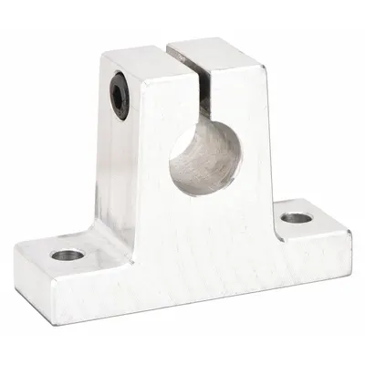 THOMSON Shaft Support Block: SB, For 3/8 in Shaft Dia, Unfinished Malleable Iron - Support Blocks for Linear Shafting