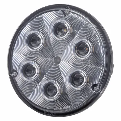 GROTE 63821 LED Spotlight, Black, Blunt Cut Wires - Vehicle Standard Spotlights