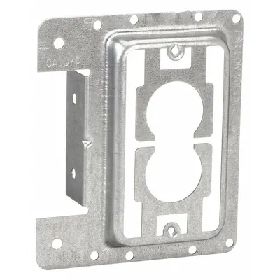 NVENT CADDY Communication Mounting Bracket: Steel, Silver, For 1 Gangs - Mounting Accessories for Electrical Boxes