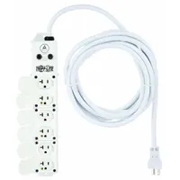 TRIPP LITE Outlet Strip: 6 Outlets, 15 ft Cord Lg, 20 A Current, UL 1363A, White, 5-20P, 2 1/2 in Wd (MPN PS615HG20AOEM)