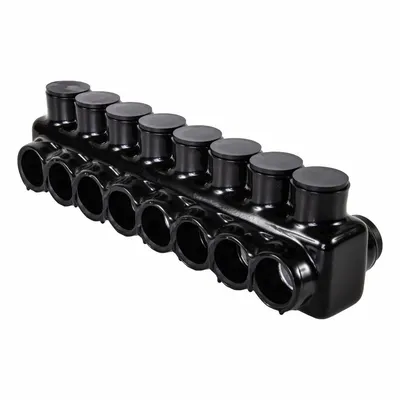 POLARIS Multitap Connector: 8 Port, Double-Sided Entry, 10 AWG – 350 kcmil Wire Size - Dry-Location Double-Sided Entry Multitap Connectors